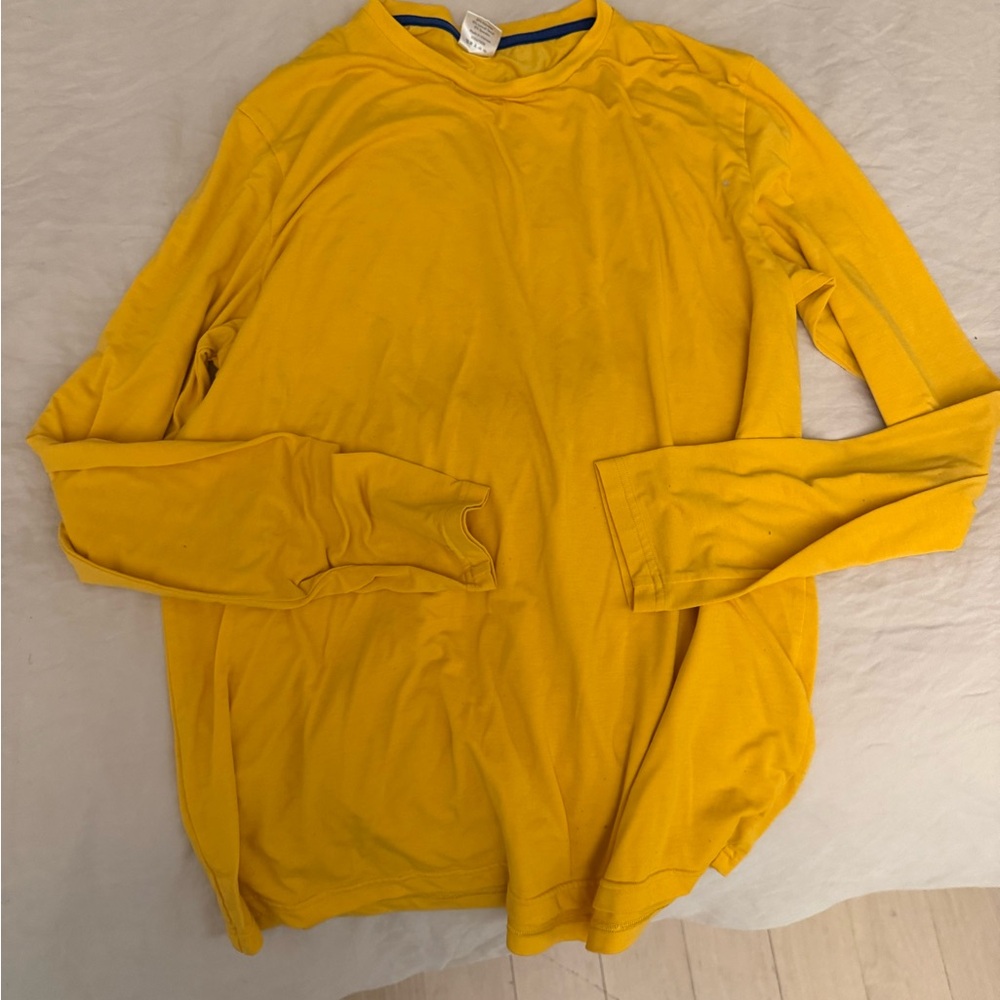 Outdoor Voices Men's Vibrant Yellow Long Sleeve Tee
